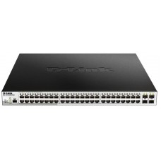 Коммутатор D-Link DGS-1210-52MPP / ME 48x1GE PoE, 4xSFP, PoE-бюджет 740Вт, L2