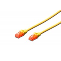 Патч-корд DIGITUS CAT 6 UTP, 3м, AWG 26/7, CCA, PVC, жовтий