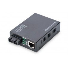 Медиаконвертор DIGITUS Fast Ethernet, RJ45/SM SC, 1310 m, 20km