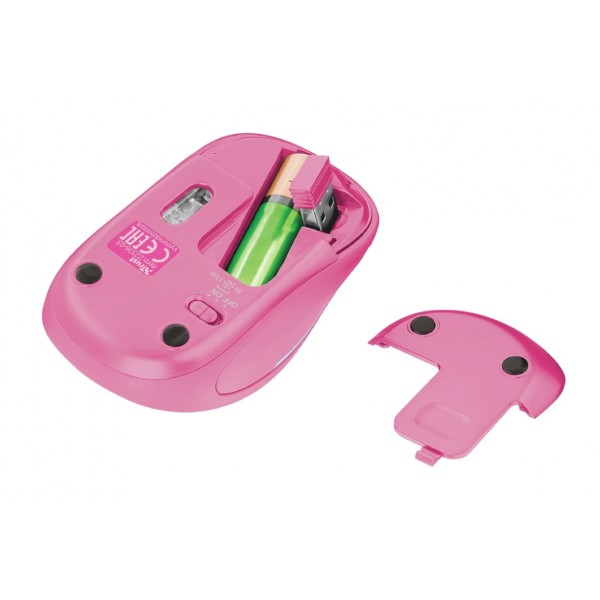 Мышь Trust YVI FX WL PINK