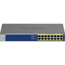 Комутатор NETGEAR GS516PP 16xGE PoE+(260Вт), некерований