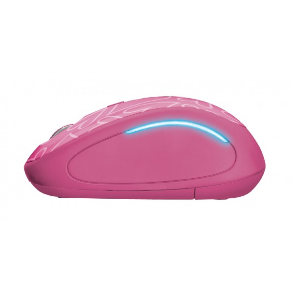 Мышь Trust YVI FX WL PINK