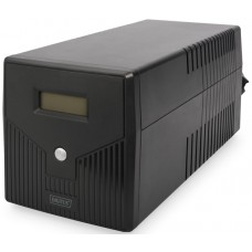 Джерело безперебійного живлення DIGITUS 2000VA/1200W, LCD, RJ45, RS232, USB, 4xSchuko