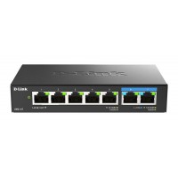 Комутатор D-Link DMS-107/E 2x2.5GE, 5xGE, Некерований