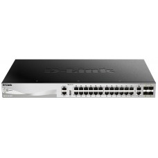 Комутатор D-Link DGS-3130-30TS 24xGE, 4x1GE/SFP, 2x10GE, 4xSFP+ 10G, L3, Stackable