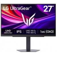 Монітор LG 27" 27G810A-B 2xHDMI, DP, USB, Audio, IPS, 3840x2160, 180/360Hz, 1ms, DCI-P3 95%, G-SYNC, FreeSync, Pivot, HDR400