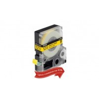 Картридж зі стрічкою Epson LK4YBP принтерів LW-300/LW-400/LW-400VP/LW-600P/LW-700/LW-Z710/LW-900P/LW-1000P/LW-Z5000BE Pastel Black/Yellow 12mm/9m