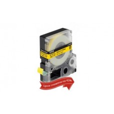 Картридж зі стрічкою Epson LK4YBP принтерів LW-300/LW-400/LW-400VP/LW-600P/LW-700/LW-Z710/LW-900P/LW-1000P/LW-Z5000BE Pastel Black/Yellow 12mm/9m