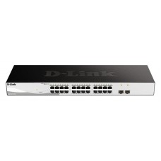 Коммутатор D-Link DGS-1210-26/FL 24x1GE, 2xSFP Websmart