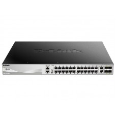 Комутатор D-Link DGS-3130-30PS 24xGE PoE, 2x10GBaseT, 4xSFP+, L3