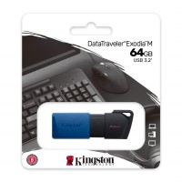 Накопичувач Kingston 64GB USB 3.2 Type-A Gen1 DT Exodia M