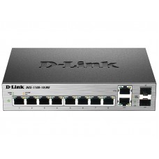 Коммутатор D-Link DGS-1100-10 / ME 8x1GE, 2xSFP / 1GE (combo) MetroEthernet Smart