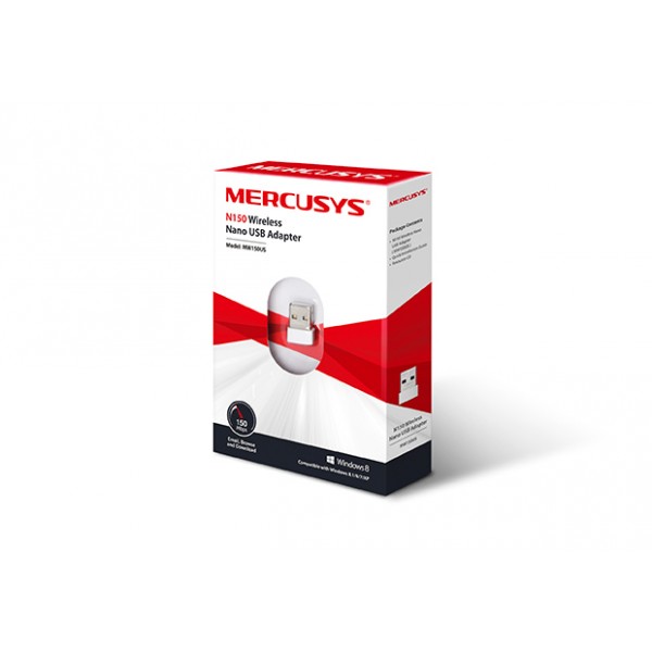 WiFi-адаптер MERCUSYS MW150US, N150 nano, USB2.0