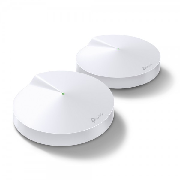 Wi-Fi система TP-LINK Deco M5 2 pcs AC1300, 1xGE LAN, 1xGE WAN, MESH, MU-MIMO, Beamforming