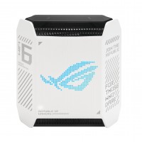 Маршрутизатор ASUS ROG Rapture GT6 1PK white AX10000 3xGE LAN 1x2.5GE WAN 1xUSB 3.2 g1 WPA3 OFDMA MESH