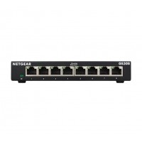 Комутатор NETGEAR GS308 8xGE, некерований