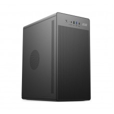 Корпус 2E Credo V285B без БЖ, 1xUSB3.0, 1х USB 2.0, 1xUSB Type-C, 1x120мм, VGA 300мм, mATX, чорний