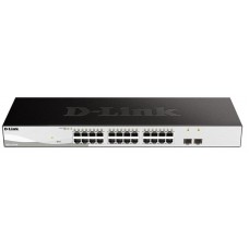 Комутатор D-Link DGS-1210-26/F 24x1GE, 2xSFP Websmart