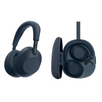 Навушники Over-ear Sony WH-1000XM6 BT 5.3, ANC, Hi-Res, AAC, LDAC, LC3, Wireless, Mic, Синій