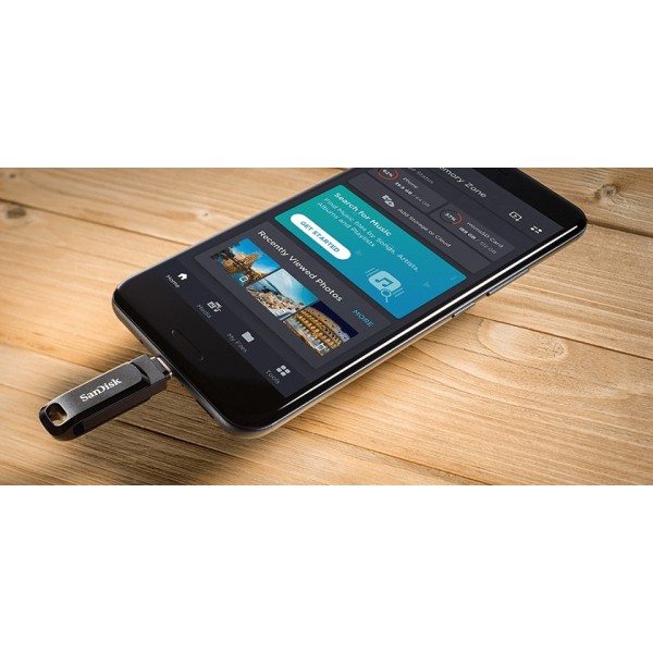 Накопитель SanDisk 256GB USB-Type C Ultra Dual Drive Go