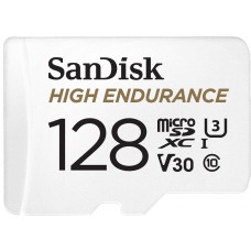 Карта памяти SanDisk 128GB microSDXC C10 UHS-I U3 V30 R100/W40MB/s High Endurance