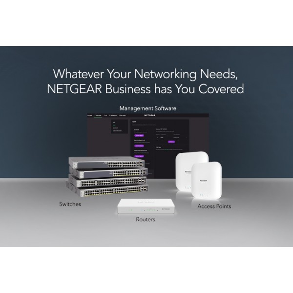 Комутатор NETGEAR GS108PP 8xGE PoE+ (123Вт), FlexPoE, некерований