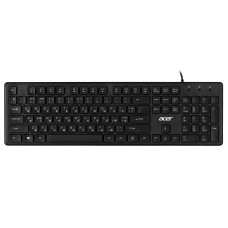 Клавіатура Acer OKW020, 104key ,USB-A, EN/UKR/RU, чорний