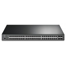 Комутатор TP-LINK TL-SG3452P 48xGE/PoE+384W 4xGE SFP L2 JetStream 19" 1U