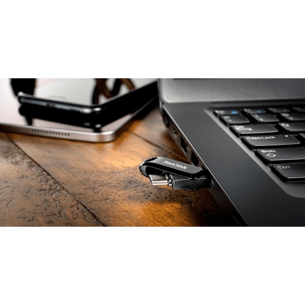 Накопитель SanDisk 256GB USB-Type C Ultra Dual Drive Go