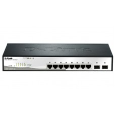 Коммутатор D-Link DGS-1210-10 8x1GE, 2xSFP Smart III