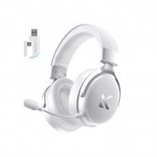 Гарнітура MCHOSE V9 Pro, USB-A/WL/BT, Icy White