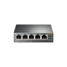 Комутатор TP-LINK TL-SF1005P 5xFE (4xPoE), 56Вт, Некерований