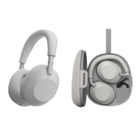 Навушники Over-ear Sony WH-1000XM6 BT 5.3, ANC, Hi-Res, AAC, LDAC, LC3, Wireless, Mic, Сріблястий