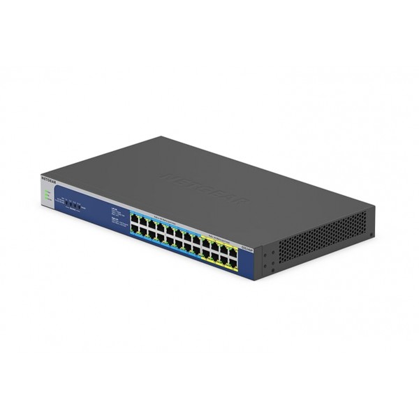 Комутатор NETGEAR GS524UP 16xGE PoE++, 8xGE PoE+(480Вт), некерований