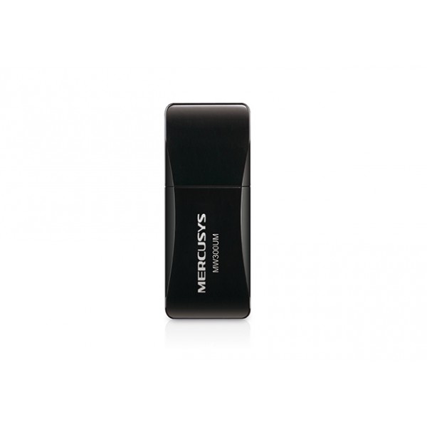 WiFi-адаптер MERCUSYS MW300UM, N300 mini, USB2.0