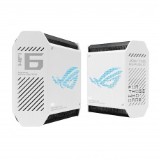 Маршрутизатор ASUS ROG Rapture GT6 2PK white AX10000 3xGE LAN 1x2.5GE WAN 1xUSB 3.2 g1 WPA3 OFDMA MESH