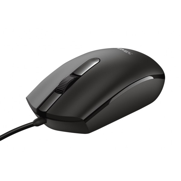 Миша Trust Basi, USB-A, Чорний