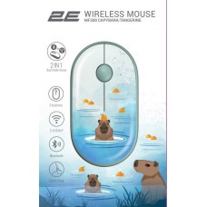 Миша 2E MF300 CAPYBARA:TANGERINE Silent WL BT, зелений