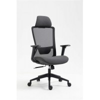Крісло 2E OFFICE OC150, тканина, 4D-підлокітники, підголівник, чорний