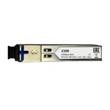 SFP-Трансивер 330R/ 3KM 1x1000Base-BX-U, WDM, SM, 3км