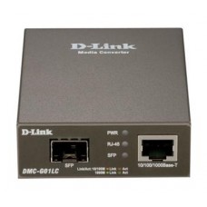 Медиаконвертер D-Link DMC-G01LC 10/100 / 1000BaseT to Gigabit SFP