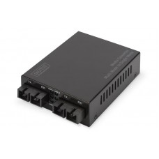 Медиаконвертор DIGITUS Gigabit, MM SC DX/SM SC DX, 850nm