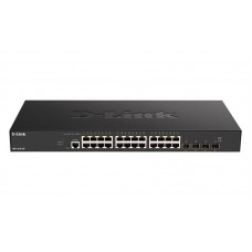 Комутатор D-Link DXS-1210-28T 24x10GBaseT, 4x25GBaseX SFP28