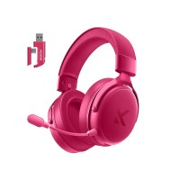 Гарнітура MCHOSE V9 Pro, USB-A/WL/BT, Rose Red