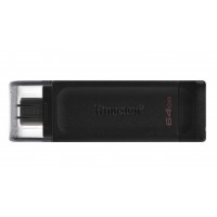 Накопичувач Kingston 64GB USB-C 3.2 Gen 1 DT70