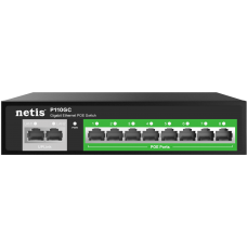 Комутатор Netis P110GC 8xGE PoE+, 2xGE Uplink, некерований