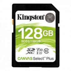 Карта памяти Kingston 128GB SDXC C10 UHS-I R100MB/s