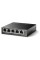 Комутатор TP-LINK TL-SF1005LP 5x1FE/4xPoE 41W некерований 250м