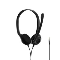Гарнітура ПК стерео On-Ear EPOS PC 5 Chat, mini-jack, uni mic, 2м, чорний