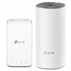 Wi-Fi система TP-LINK DECO E3 2 pcs (роутер Deco E4R+підсилювач сигналу Deco M3W) AC1200, 2xFE LAN/WAN, MESH, MU-MIMO, Beamfo